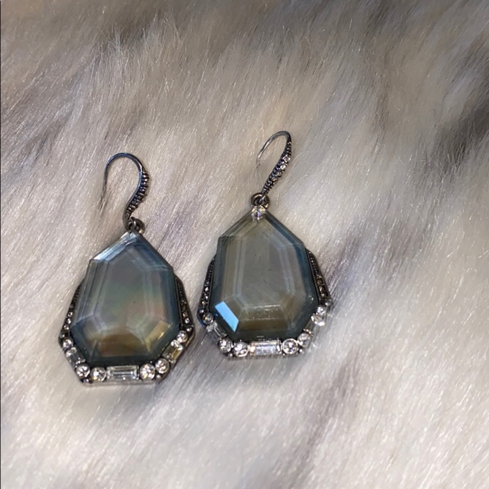 Stone earrings